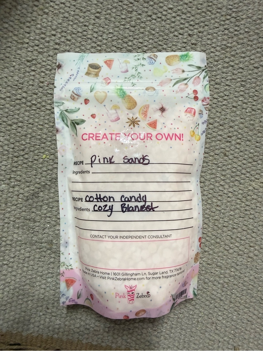 Pink Zebra Pink Sands Scented Blend Pouch